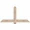 Ekena Millwork Eugene Smooth Timber Gable Bracket, Douglas Fir, 60"W x 32"H x 3 1/2"D x 5 1/2"F, 13/12 Pitch GBW060X32X0406EUG00SDF - alternate 1